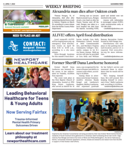 Alexandria Times for April 7th